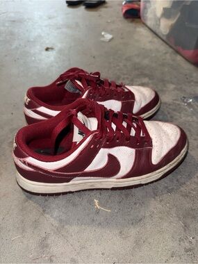 Nike Red Low-Top Sneakers